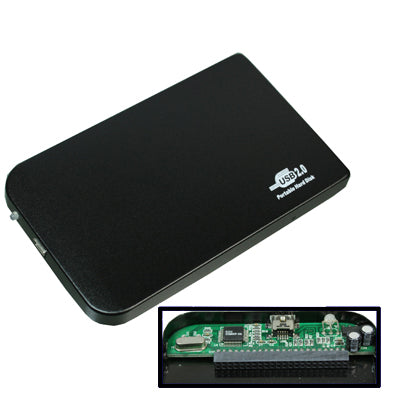 2.5 inch HDD IDE External Case(Black)