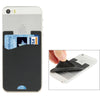 Smart Wallet Silicone Card Pocket, For iPhone, Galaxy, Huawei, Xiaomi, LG, HTC and Other Smart Phones(Black)