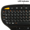 N5903 2.4GHz Mini Wireless Keyboard with Touchpad & USB Mini Receiver, Size: 137 x 125 x 28mm(Black)