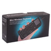 2.4GHz Wireless Mini PC Keyboard with Touchpad Laser Pointer(Black)