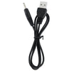 USB Male to DC 3.5 x 1.35mm Power Cable, Length: 50cm(Black)