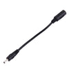 5.5 x 2.1mm DC Female to 3.5 x 1.35mm DC Male Power Connector Cable for Laptop Adapter, Length: 15cm(Black)