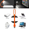 100 PCS Portable Mini USB 6 LED Light, For PC / Laptops / Power Bank, Flexible Arm, Eye-protection Light(White)