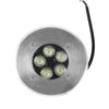 5W Buried Light Lamp, Waterproof 5 LED Light, AC 85-220V(White Light)