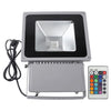 80W Waterproof Floodlight Lamp , RGB LED Light with Remote Control, AC 85-265V(Black)