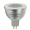 MR16 3W RGB Flash LED Light Bulb , Luminous Flux: 240-270lm, with Remote Controller