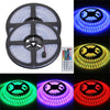 2 PCS Casing Waterproof Light Strip, Length: 5m, RGB Light 5050 SMD LED with Power Supply & Control Remote, 60 LED/m