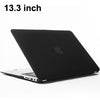 Laptop Crystal Hard Protective Case for MacBook Air 13.3 inch A1466 (2012 - 2017) / A1369 (2010 - 2012)(Black)