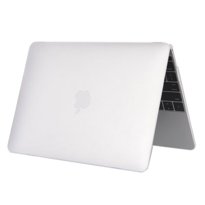 Laptop Translucent Frosted Hard Plastic Protective Case for Macbook 12 inch(White)