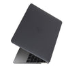 Colored Transparent Crystal Hard Protective Case for Macbook 12 inch(Black)