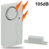 Secret Code Door Magnetic Sensor Anti-entry Security Alarm (KK-1255)(White)