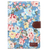 Peony Pattern Denim Texture Leather Case with Card Slots & Holder & Wallet & Sleep / Wake-up Function for iPad mini 4