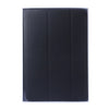 Horizontal Flip Solid Color Leather Case with Holder & Sleep / Wake-up Function for iPad mini 4(Black)