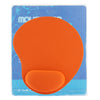 2 PCS Cloth Gel Wrist Rest Mouse Pad(Orange)