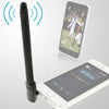 High Quality 6dBi 3.5mm Bending Style Mobile FM & TV Antenna(Black)