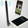 High Quality 6dBi 2.5mm Stereo Mobile FM & TV Antenna, Length: 10.2cm(Black)