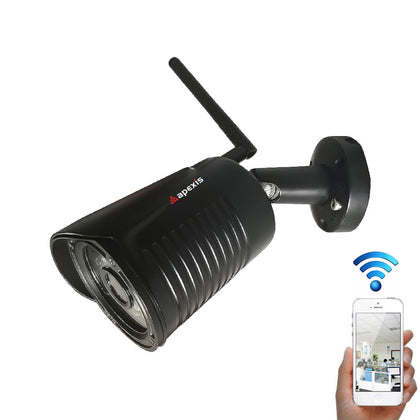 apexis AH6193DW WiFi 2.0MP Bullet 1080P Waterproof IP Camera, Support Night Vision / Motion Detection, IR Distance: 12-18m
