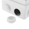 Security Surveillance Cameras Plastic Waterproof Power Supply Box, Size: 15cm x 11cm x 7cm(White)