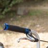 OQSPORT 2 PCS Bike Hand Grips Covers Bilateral Lock MTB Bicycle Anti-slip Handlebar Grips(Blue)