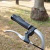 OQSPORT 2 PCS Bike Hand Grips Covers Bilateral Lock MTB Bicycle Anti-slip Handlebar Grips(Black)