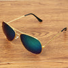 UV400 UV Protection Metal Frame AC Lens Frog Mirror Eyeglasses Sunglasses