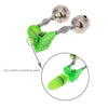 10 PCS Fishing Accessory Twin Bells Clip On Fishing Rod Fishing Bait Alarm, Random Color Delivery