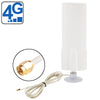 High Quality Indoor 25dBi SMA Male 4G Antenna, Cable Length: 2m, Size: 20.7cm x 7cm x 3cm(White)