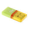 20 PCS Diamond High-Speed USB 2.0 Micro SD SDHC TF Card Reader, Random Color Delivery
