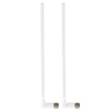 2 PCS B593 5dBi SMA Male 4G LTE Router Antenna(White)