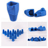 Network Cable Boots Cap Cover for RJ45, Green (500 pcs in one packaging , the price is for 500 pcs)(Blue)