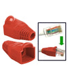 Network Cable Boots Cap Cover for RJ45, Green (500 pcs in one packaging , the price is for 500 pcs)(Red)