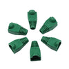 Network Cable Boots Cap Cover for RJ45, Green (100 pcs in one packaging , the price is for 100 pcs)(Green)