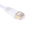 Gold Plated Head CAT7 High Speed 10Gbps Ultra-thin Flat Ethernet RJ45 Network LAN Cable (25m)