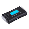Digital LCD Display PC Computer 20/24 Pin Power Supply Tester Checker Power Measuring Diagnostic Tester Tool(Black)