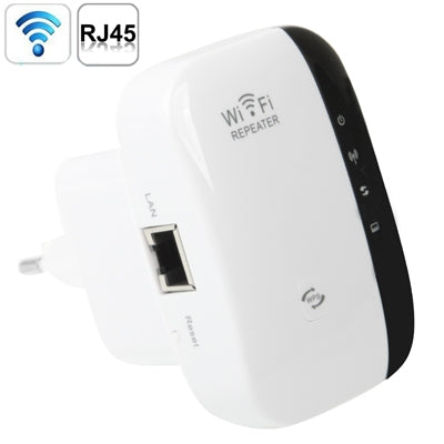 EU Plug 300Mbps Wireless-N WIFI 802.11n Repeater Range Expander (WS-WN560N2)(White)