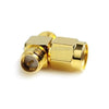 RP-SMA Male to 2 RP-SMA Female Adapter (T Type), Gold Plated