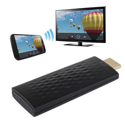 Wireless HDMI Miracast DLNA Display Dongle, CPU: ARM Cortex A9 Single Core 1.2GHz, Support WIFI + HDMI(Black)