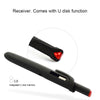 PP870 Multimedia Presenter with Laser Pointer  with USB Receiver for Projector / PC / Laptop, Control Distance: 20m(Black)