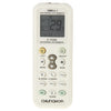 Chunghop K-1028E 1000 in 1 Universal A/C Remote Controller with Flashlight(White)