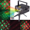 2-color Holographic Anime Laser Stage Lighting Fireworks Projector, Support Sound Active / Auto-mode, with Remote Control & Dynamic Liquid Sky(Black)