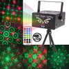 2-color Holographic Anime Laser Stage Lighting Fireworks Projector, Support USB Flash Disk & Sound Active / Auto-mode, with MP3 Player Function /  Remote Control & Dynamic Liquid Sky(Black)