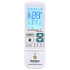 K-209ES Universal Air Conditioner Remote Control, Support Thermometer Function(White)