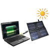 Portable 4 x 2.5 W Solar Panel-Multi-Functional Battery chargers, it can Charge PC with DC Plug