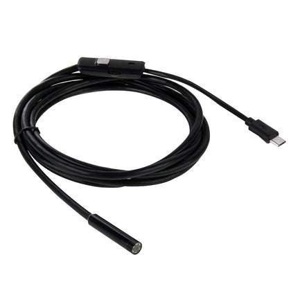 AN97 Waterproof Micro USB Endoscope Snake Tube Inspection Camera with 6 LED for Parts of OTG Function Android Mobile Phone, Length