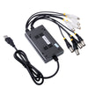 4CH USB 2.0 DVR Video Audio Full Real-time Capture Card, Support 4CH Video Input & 4CH Audio Input (Grey)