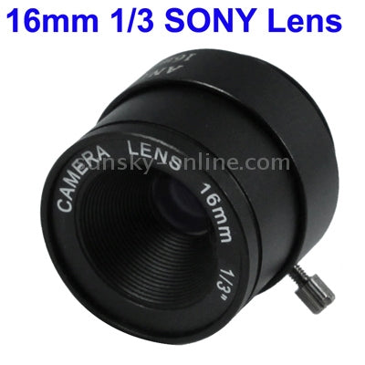 16mm 1/3 SONY Camera Lens for CCD Cameras