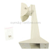 White CCD CCTV Camera Aluminum Mounting Bracket, Load-bearing: 12kg (JY-208B)(White)