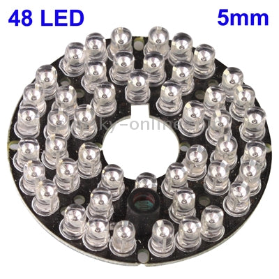 48 LED 5mm Infrared Lamp Board for CCD Camera, IR Distance: 40m