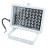 48 LED Auxiliary Light for CCD Camera, IR Distance: 50m (ZT-48W) , Size: 9x12.5x8cm(White)