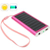 1350mAh Solar Charger for Mobile phone, Digital camera, PDA, MP3/MP4 Player (Magenta)